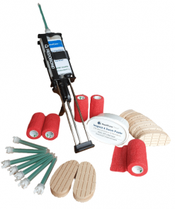 Hoof Trimming Kit inc cow shoes & hoof glue