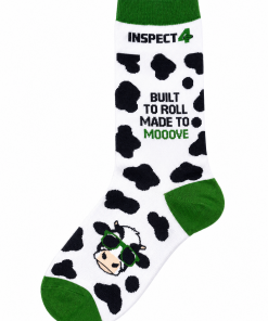 Made to Moove Cow Socks - White